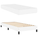 Sengestel med madras Ren Hvid 80 x 200 cm Stof