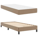 Sengestel med madras Cappuccino 80 x 200 cm Stof