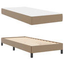 Sengestel med madras Cappuccino 80 x 200 cm Stof