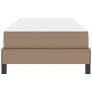 Sengestel med madras Cappuccino 80 x 200 cm Stof