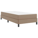 Sengestel med madras Cappuccino 90 x 190 cm Stof