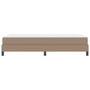 Sengestel med madras Cappuccino 90 x 190 cm Stof