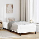 Sengestel med madras Ren Hvid 90 x 200 cm Stof