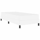 Sengestel med madras Ren Hvid 90 x 200 cm Stof