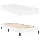 Sengestel med madras Ren Hvid 90 x 200 cm Stof