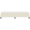 Sengestel med madras Creme 90 x 200 cm Stof