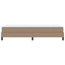 Sengestel med madras Cappuccino 90 x 200 cm Stof