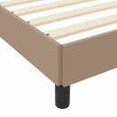 Sengestel med madras Cappuccino 100 x 200 cm Stof
