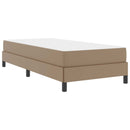 Sengestel med madras Cappuccino 100 x 200 cm Stof