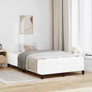 Sengestel med madras Ren Hvid 120 x 190 cm Stof
