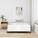 Sengestel med madras Ren Hvid 120 x 190 cm Stof