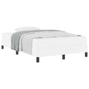 Sengestel med madras Ren Hvid 120 x 190 cm Stof