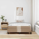 Sengestel med madras Cappuccino 120 x 190 cm Stof