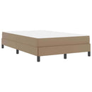 Sengestel med madras Cappuccino 120 x 190 cm Stof