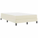 Sengestel med madras Creme 120 x 200 cm Stof