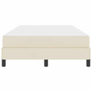Sengestel med madras Creme 120 x 200 cm Stof