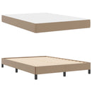 Sengestel med madras Cappuccino 140 x 190 cm Stof