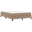Sengestel med madras Cappuccino 140 x 200 cm Stof