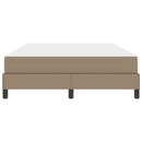 Sengestel med madras Cappuccino 140 x 200 cm Stof