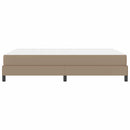 Sengestel med madras Cappuccino 140 x 200 cm Stof