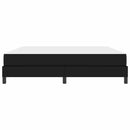 Sengestel med madras Sort 180 x 200 cm Stof