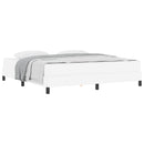 Sengestel med madras Ren Hvid 180 x 200 cm Stof