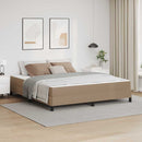 Sengestel med madras Cappuccino 180 x 200 cm Stof
