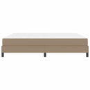 Sengestel med madras Cappuccino 180 x 200 cm Stof