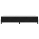 Box spring seng med madras Sort 120 x 190 cm Stof