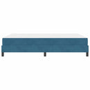 Box spring seng med madras Mørk blå 140 x 190 cm Stof
