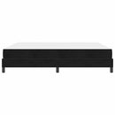 Box spring seng med madras Sort 180 x 200 cm Stof
