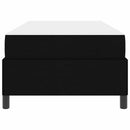 Box spring seng Sort 80 x 200 cm Stof