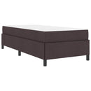 Box spring seng Mørk Brun 80 x 200 cm Stof
