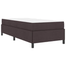 Box spring seng Mørk Brun 80 x 200 cm Stof