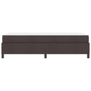 Box spring seng Mørk Brun 80 x 200 cm Stof
