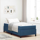 Box spring seng med madras Blå 90 x 190 cm Stof