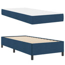 Box spring seng med madras Blå 90 x 190 cm Stof