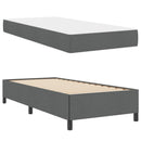 Box spring seng Mørkegrå 90 x 200 cm Stof