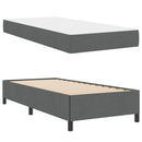 Box spring seng Mørkegrå 100 x 200 cm Stof