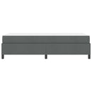 Box spring seng Mørkegrå 100 x 200 cm Stof