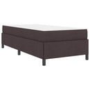 Box spring seng Mørk Brun 100 x 200 cm Stof