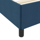 Box spring seng Blå 100 x 200 cm Stof