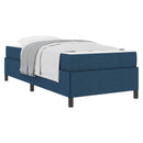 Box spring seng Blå 100 x 200 cm Stof