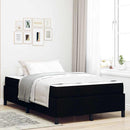 Box spring seng Sort 120 x 190 cm Stof