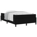 Box spring seng Sort 120 x 190 cm Stof