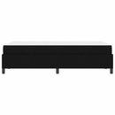 Box spring seng Sort 120 x 190 cm Stof