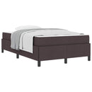 Box spring seng Mørk Brun 120 x 190 cm Stof