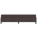 Box spring seng Mørk Brun 120 x 190 cm Stof