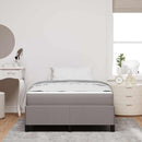 Box spring seng Gråbrun 120 x 190 cm Stof