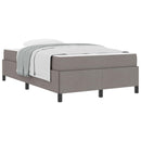 Box spring seng Gråbrun 120 x 190 cm Stof
